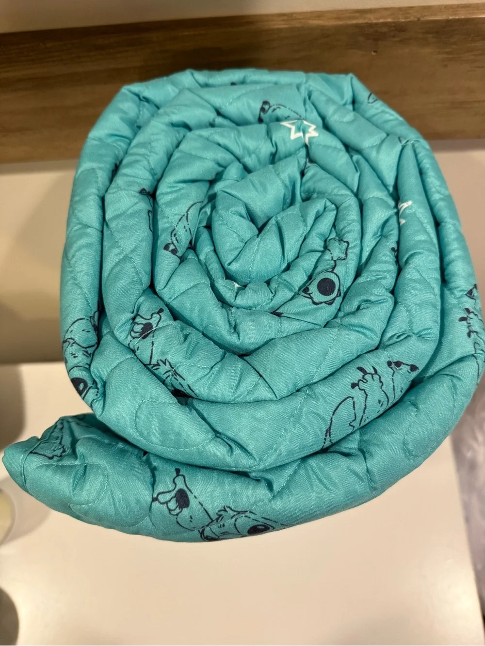 Twin size Disney's Stitch Galaxy Quilt Set